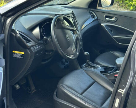 Сірий Хендай Санта Фе, об'ємом двигуна 2 л та пробігом 123 тис. км за 16500 $, фото 18 на Automoto.ua