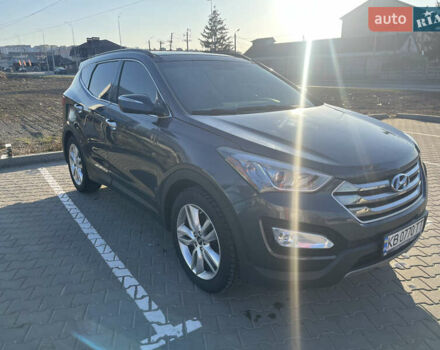 Сірий Хендай Санта Фе, об'ємом двигуна 2 л та пробігом 145 тис. км за 14600 $, фото 5 на Automoto.ua