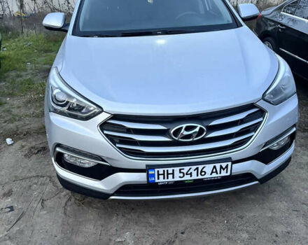 Сірий Хендай Санта Фе, об'ємом двигуна 2 л та пробігом 125 тис. км за 19000 $, фото 1 на Automoto.ua