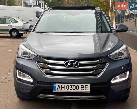 Серый Хендай Санта Фе, объемом двигателя 2.2 л и пробегом 141 тыс. км за 19900 $, фото 2 на Automoto.ua