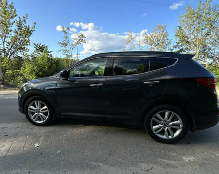 Сірий Хендай Санта Фе, об'ємом двигуна 2 л та пробігом 123 тис. км за 16500 $, фото 4 на Automoto.ua