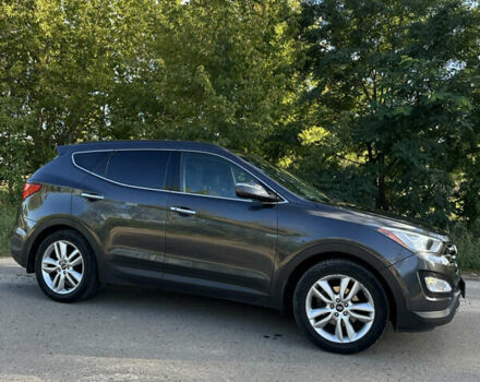 Сірий Хендай Санта Фе, об'ємом двигуна 2 л та пробігом 123 тис. км за 16500 $, фото 2 на Automoto.ua
