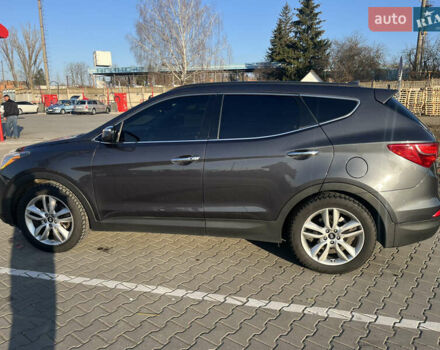Сірий Хендай Санта Фе, об'ємом двигуна 2 л та пробігом 145 тис. км за 14600 $, фото 9 на Automoto.ua