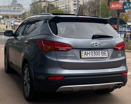 Серый Хендай Санта Фе, объемом двигателя 2.2 л и пробегом 141 тыс. км за 19900 $, фото 3 на Automoto.ua