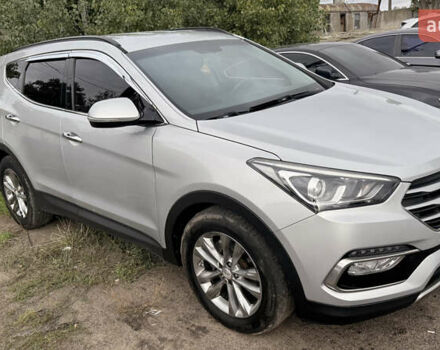 Серый Хендай Санта Фе, объемом двигателя 2 л и пробегом 126 тыс. км за 19000 $, фото 12 на Automoto.ua