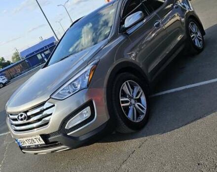Сірий Хендай Санта Фе, об'ємом двигуна 2 л та пробігом 180 тис. км за 16500 $, фото 10 на Automoto.ua