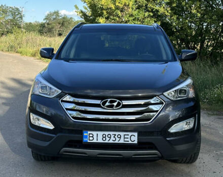 Сірий Хендай Санта Фе, об'ємом двигуна 2 л та пробігом 123 тис. км за 16500 $, фото 1 на Automoto.ua