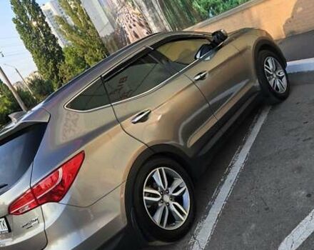 Сірий Хендай Санта Фе, об'ємом двигуна 2 л та пробігом 180 тис. км за 16500 $, фото 3 на Automoto.ua
