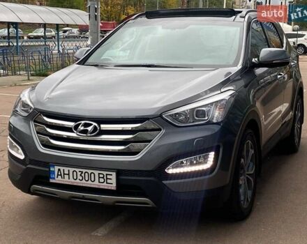 Серый Хендай Санта Фе, объемом двигателя 2.2 л и пробегом 141 тыс. км за 19900 $, фото 1 на Automoto.ua