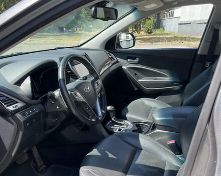 Серый Хендай Санта Фе, объемом двигателя 2.2 л и пробегом 150 тыс. км за 19200 $, фото 5 на Automoto.ua