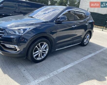 Серый Хендай Санта Фе, объемом двигателя 2 л и пробегом 250 тыс. км за 18000 $, фото 5 на Automoto.ua