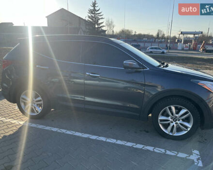 Сірий Хендай Санта Фе, об'ємом двигуна 2 л та пробігом 145 тис. км за 14600 $, фото 7 на Automoto.ua