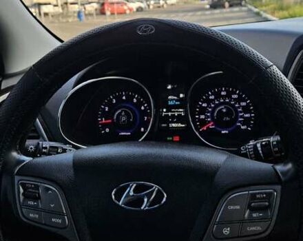 Сірий Хендай Санта Фе, об'ємом двигуна 2 л та пробігом 180 тис. км за 16500 $, фото 6 на Automoto.ua