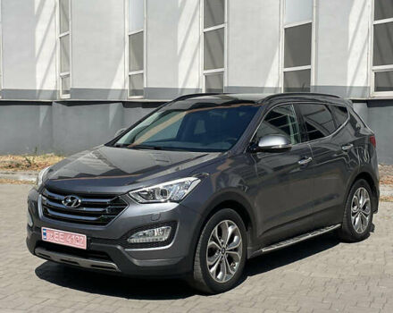 Серый Хендай Санта Фе, объемом двигателя 2.2 л и пробегом 150 тыс. км за 19200 $, фото 3 на Automoto.ua