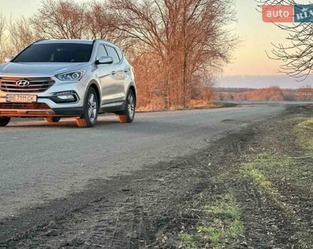 Серый Хендай Санта Фе, объемом двигателя 2.4 л и пробегом 160 тыс. км за 15500 $, фото 6 на Automoto.ua