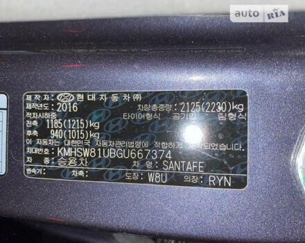 Серый Хендай Санта Фе, объемом двигателя 2 л и пробегом 162 тыс. км за 22700 $, фото 16 на Automoto.ua