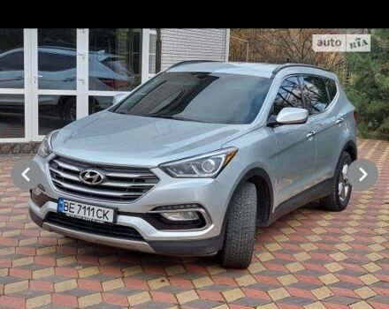 Сірий Хендай Санта Фе, об'ємом двигуна 2.4 л та пробігом 160 тис. км за 15500 $, фото 5 на Automoto.ua