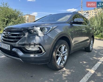 Серый Хендай Санта Фе, объемом двигателя 2.2 л и пробегом 223 тыс. км за 20250 $, фото 10 на Automoto.ua