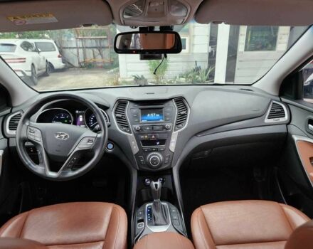 Серый Хендай Санта Фе, объемом двигателя 2 л и пробегом 76 тыс. км за 7999 $, фото 6 на Automoto.ua