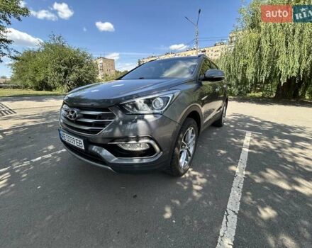 Серый Хендай Санта Фе, объемом двигателя 2.2 л и пробегом 223 тыс. км за 20250 $, фото 13 на Automoto.ua