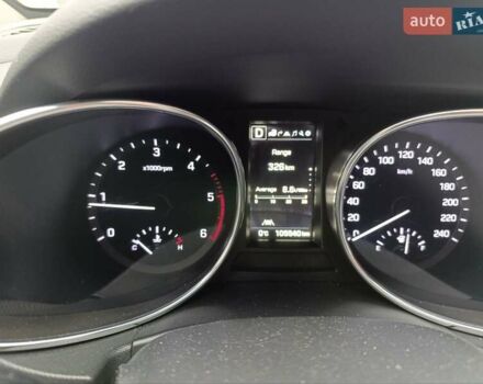 Сірий Хендай Санта Фе, об'ємом двигуна 2 л та пробігом 105 тис. км за 20700 $, фото 1 на Automoto.ua