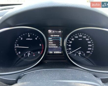 Серый Хендай Санта Фе, объемом двигателя 2.2 л и пробегом 223 тыс. км за 20250 $, фото 1 на Automoto.ua