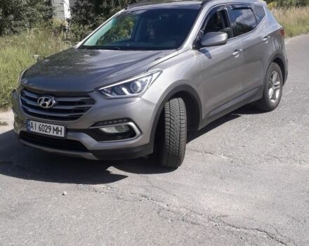 Серый Хендай Санта Фе, объемом двигателя 2.4 л и пробегом 160 тыс. км за 13000 $, фото 2 на Automoto.ua