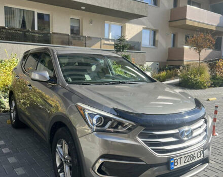 Серый Хендай Санта Фе, объемом двигателя 2.36 л и пробегом 145 тыс. км за 13500 $, фото 1 на Automoto.ua