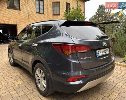 Серый Хендай Санта Фе, объемом двигателя 2.2 л и пробегом 146 тыс. км за 22000 $, фото 2 на Automoto.ua