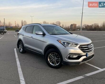 Серый Хендай Санта Фе, объемом двигателя 2.4 л и пробегом 137 тыс. км за 16200 $, фото 3 на Automoto.ua
