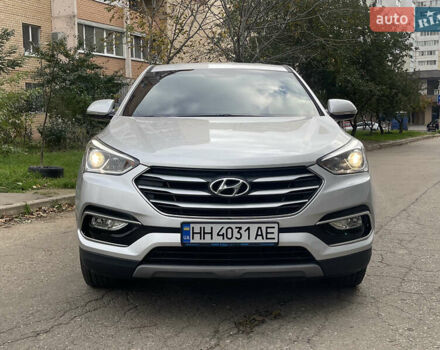 Сірий Хендай Санта Фе, об'ємом двигуна 2 л та пробігом 78 тис. км за 21700 $, фото 2 на Automoto.ua