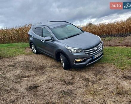 Хендай Санта Фе 2017 в Чернобае на Automoto.ua Серый Хендай Санта Фе, объемом двигателя 2.2 л и пробегом 163 тыс. км за 21700 $, фото 10 на Automoto.ua