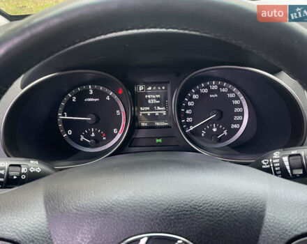 Сірий Хендай Санта Фе, об'ємом двигуна 2 л та пробігом 78 тис. км за 21700 $, фото 13 на Automoto.ua