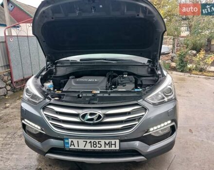 Хендай Санта Фе 2017 в Чернобае на Automoto.ua Серый Хендай Санта Фе, объемом двигателя 2.2 л и пробегом 163 тыс. км за 21700 $, фото 24 на Automoto.ua