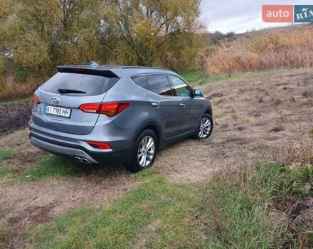 Хендай Санта Фе 2017 в Чернобае на Automoto.ua Серый Хендай Санта Фе, объемом двигателя 2.2 л и пробегом 163 тыс. км за 21700 $, фото 5 на Automoto.ua