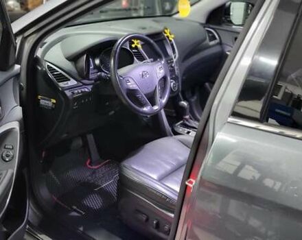 Серый Хендай Санта Фе, объемом двигателя 2 л и пробегом 174 тыс. км за 26500 $, фото 7 на Automoto.ua