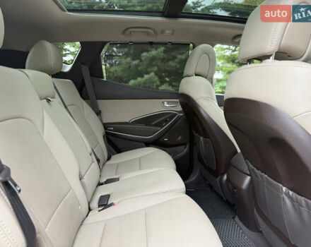 Серый Хендай Санта Фе, объемом двигателя 2.4 л и пробегом 120 тыс. км за 20000 $, фото 13 на Automoto.ua