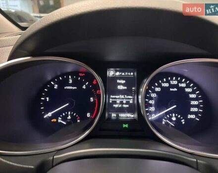 Серый Хендай Санта Фе, объемом двигателя 2 л и пробегом 155 тыс. км за 20500 $, фото 13 на Automoto.ua