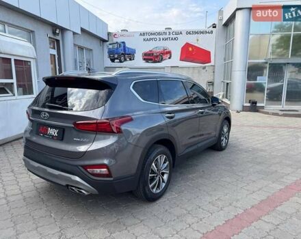 Сірий Хендай Санта Фе, об'ємом двигуна 2 л та пробігом 75 тис. км за 24900 $, фото 3 на Automoto.ua
