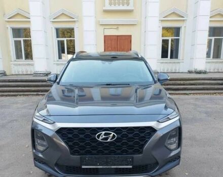Сірий Хендай Санта Фе, об'ємом двигуна 2 л та пробігом 140 тис. км за 21000 $, фото 1 на Automoto.ua