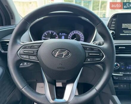 Сірий Хендай Санта Фе, об'ємом двигуна 2 л та пробігом 75 тис. км за 24900 $, фото 11 на Automoto.ua