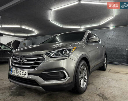 Хендай Санта Фе 2018 в Кременце на Automoto.ua Серый Хендай Санта Фе, объемом двигателя 2.4 л и пробегом 67 тыс. км за 19000 $, фото 3 на Automoto.ua