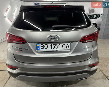 Хендай Санта Фе 2018 в Кременце на Automoto.ua Серый Хендай Санта Фе, объемом двигателя 2.4 л и пробегом 67 тыс. км за 19000 $, фото 10 на Automoto.ua