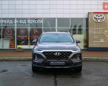 Серый Хендай Санта Фе, объемом двигателя 2.2 л и пробегом 193 тыс. км за 26268 $, фото 4 на Automoto.ua