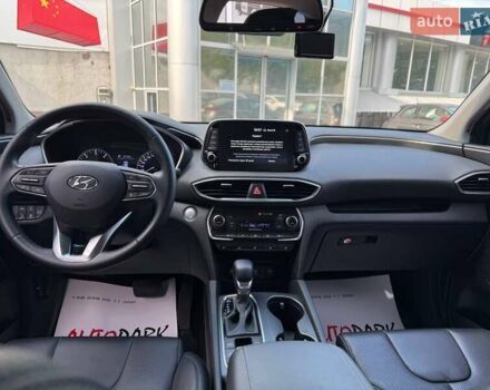 Сірий Хендай Санта Фе, об'ємом двигуна 2 л та пробігом 75 тис. км за 24900 $, фото 10 на Automoto.ua