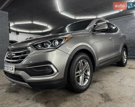 Хендай Санта Фе 2018 в Кременце на Automoto.ua Серый Хендай Санта Фе, объемом двигателя 2.4 л и пробегом 67 тыс. км за 19000 $, фото 13 на Automoto.ua