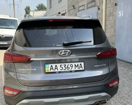 Серый Хендай Санта Фе, объемом двигателя 2.2 л и пробегом 75 тыс. км за 31050 $, фото 7 на Automoto.ua