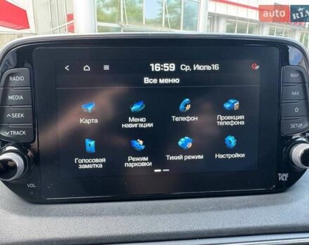 Сірий Хендай Санта Фе, об'ємом двигуна 2 л та пробігом 75 тис. км за 24900 $, фото 16 на Automoto.ua