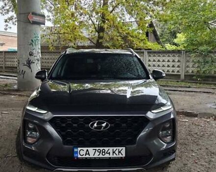 Хендай Санта Фе 2018 в Черкассах на Automoto.ua Серый Хендай Санта Фе, объемом двигателя 2 л и пробегом 134 тыс. км за 25500 $, фото 10 на Automoto.ua
