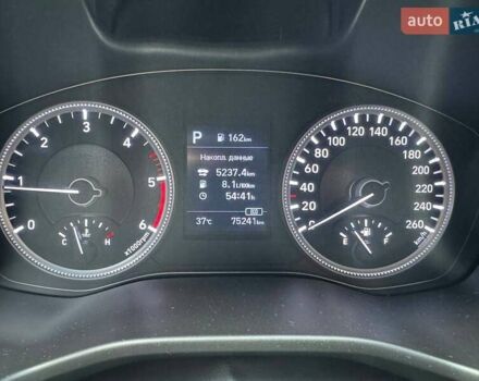 Сірий Хендай Санта Фе, об'ємом двигуна 2 л та пробігом 75 тис. км за 24900 $, фото 18 на Automoto.ua